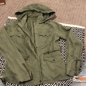 Green army jacket